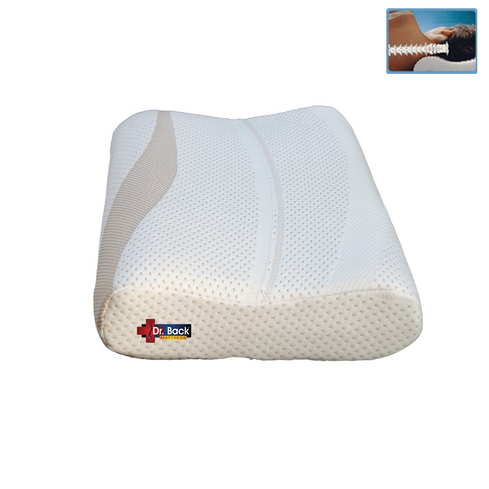 Impereal Contoured Memory Pillow - High Neck Support - Orthopedic Pillow
